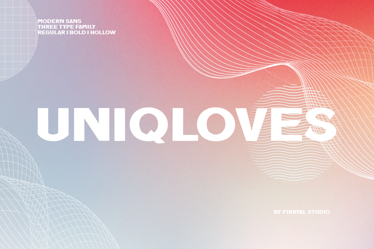 Uniqloves字体 1