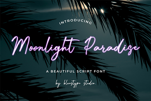 Moonlight paradise字体 2