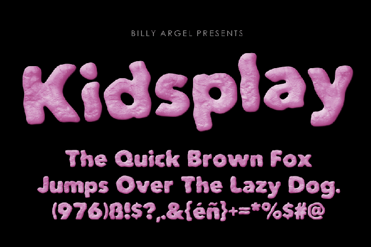 Kidsplay字体 3