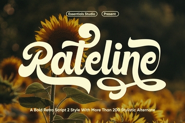 Rateline basic字体