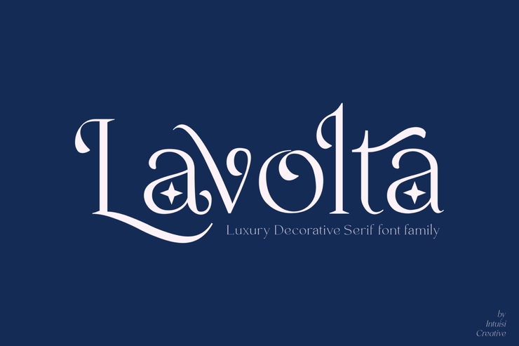 Lavolta字体 1