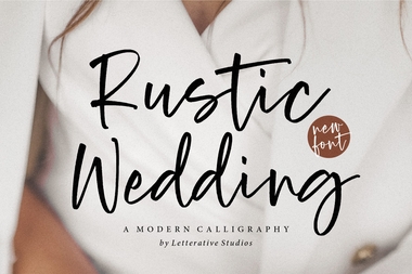 Rustic wedding字体