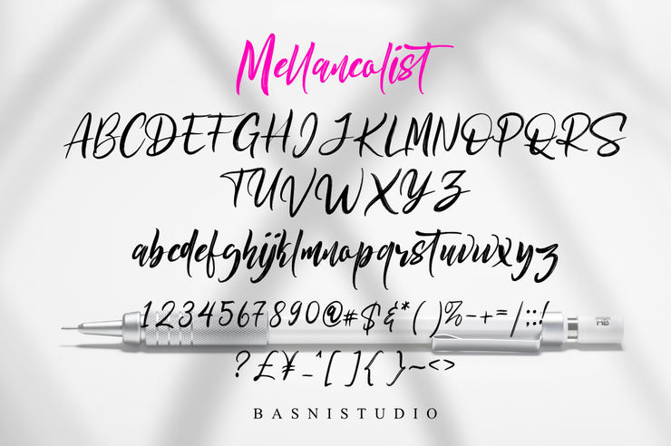 Mellancolist字体 6