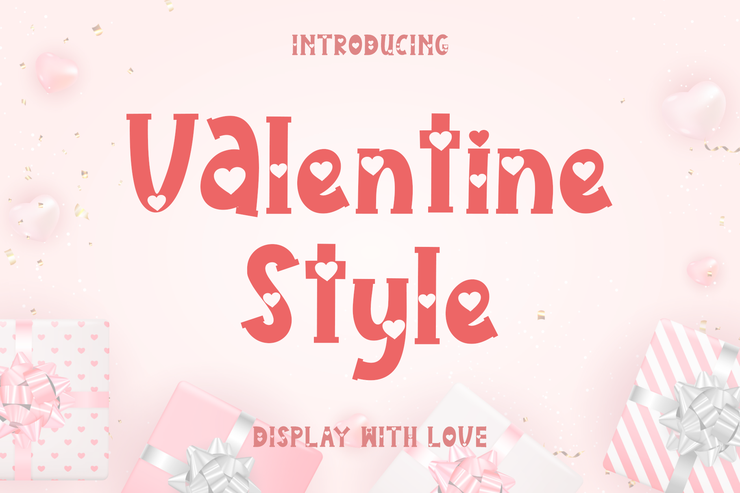 Valentine style字体 1
