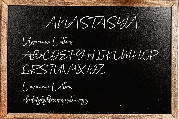 Anastasya字体 6