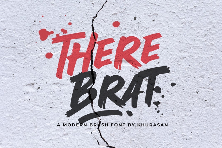 There brat字体 1