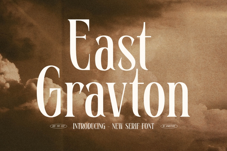East gravton字体 1