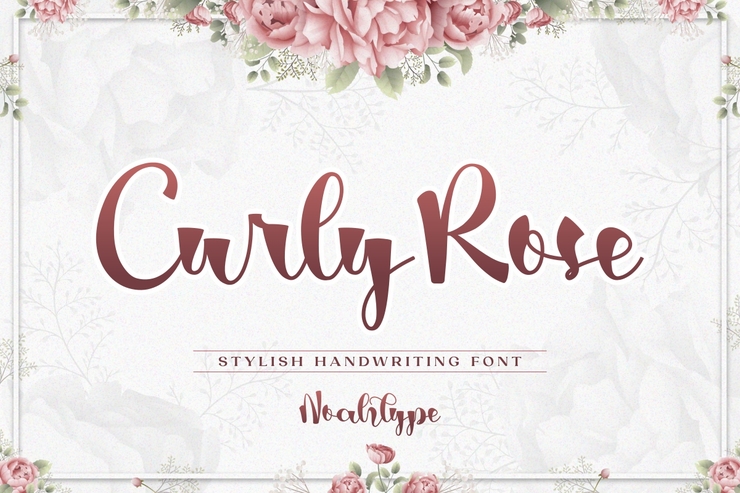Curly rose字体 1