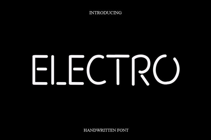 Electro字体 1
