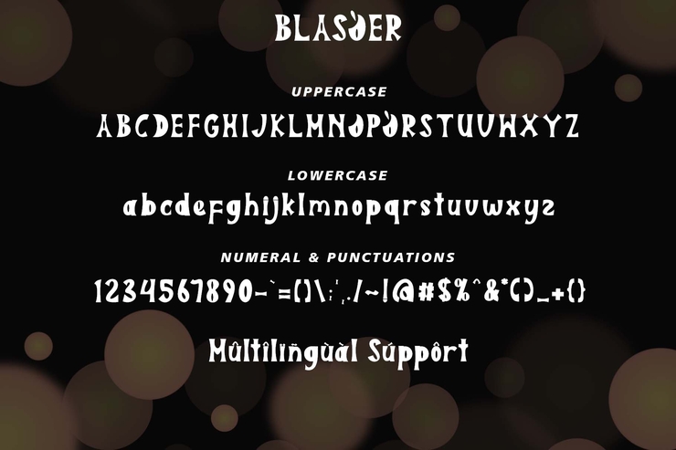 Blasqer字体 7