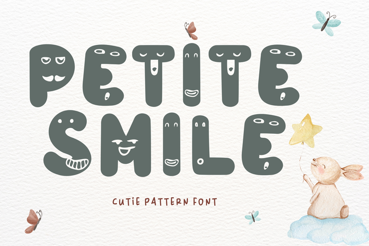 Petite smile字体 1