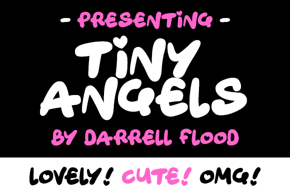 Tiny angels字体 1