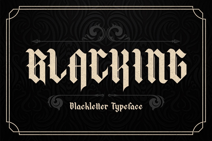 Blacking字体 1