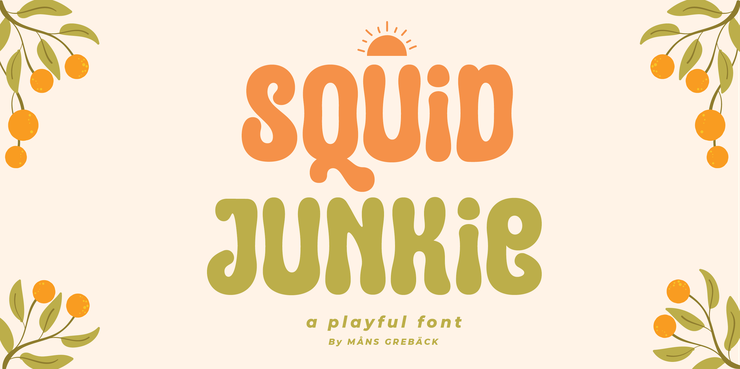 Squid junkie字体 1