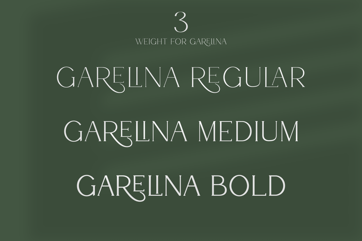 Garelina字体 6