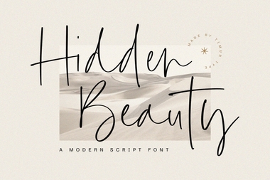 Hidden beauty字体
