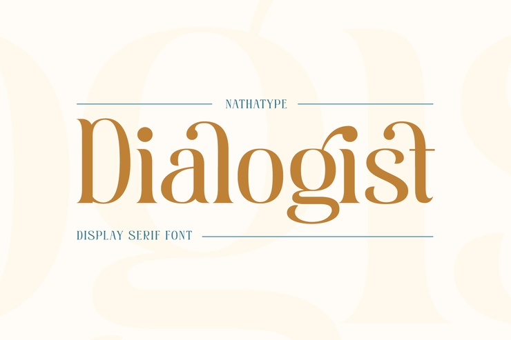 Dialogist字体 1