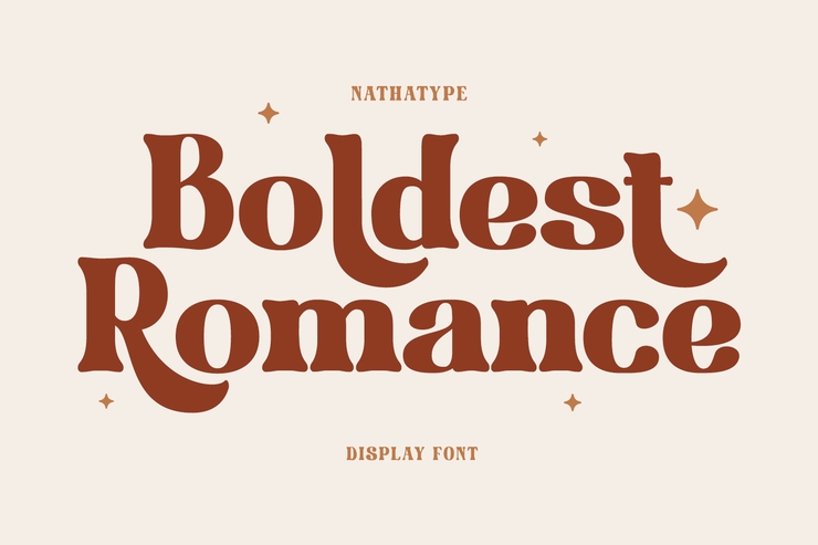 Boldest romance字体 1