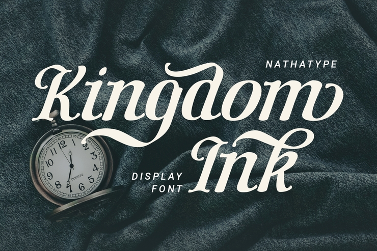 Kingdom ink字体 1