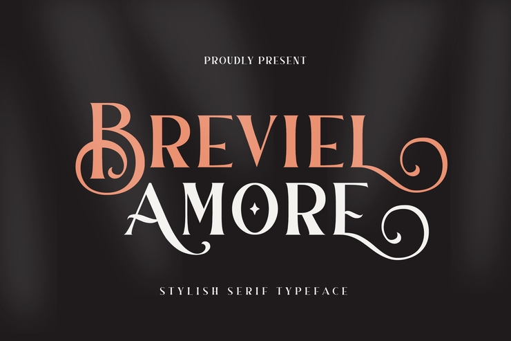 Breviel amore字体 1