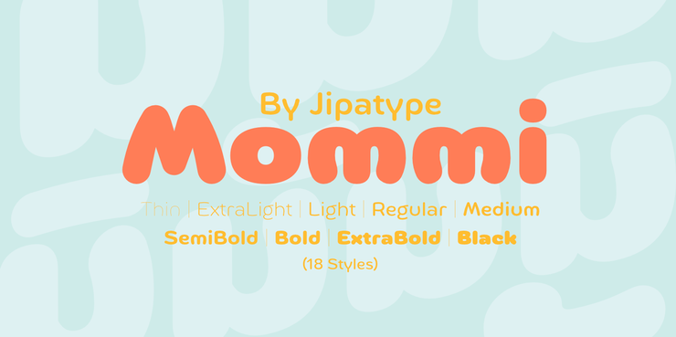 Mommi字体 1