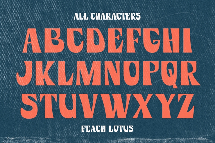 Peach lotus字体 5