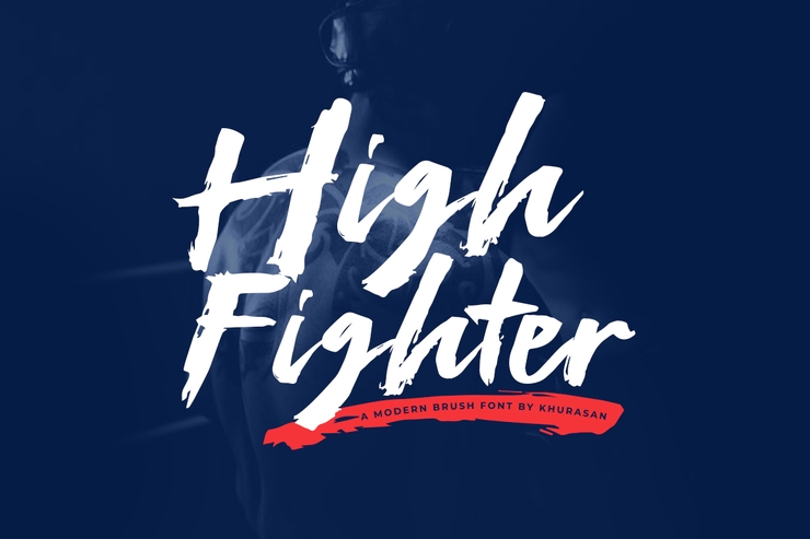 High fighter字体 1