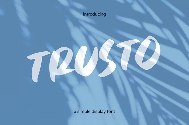 Trusto字体 1