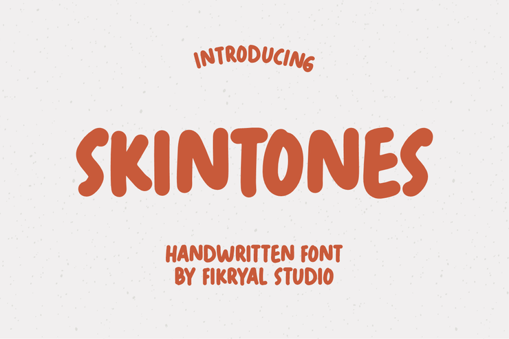 Skintones字体 1