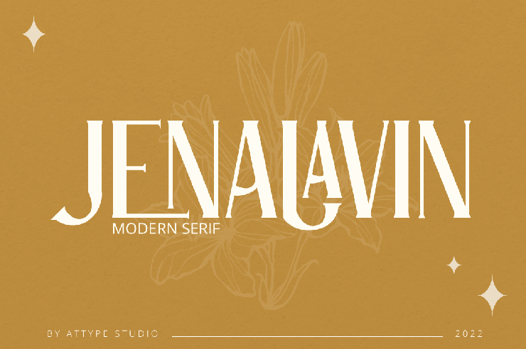Jenalavin字体 2
