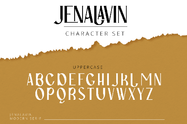 Jenalavin字体 10