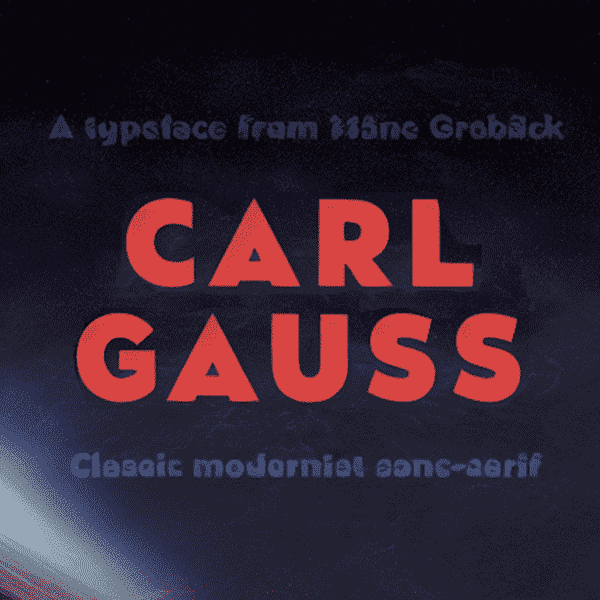Carl gauss字体 6