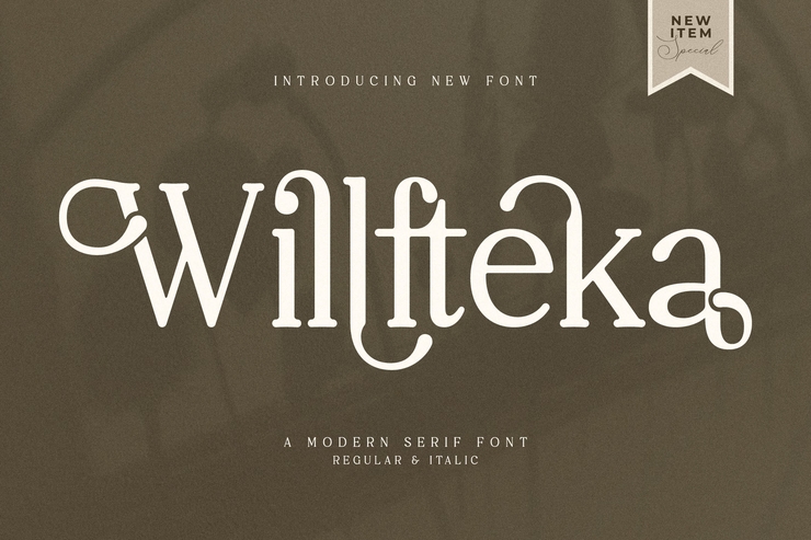 Willfteka字体 2