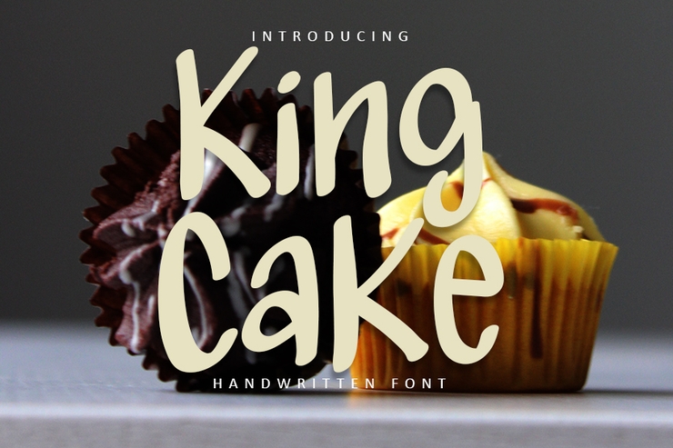 King cake字体 1
