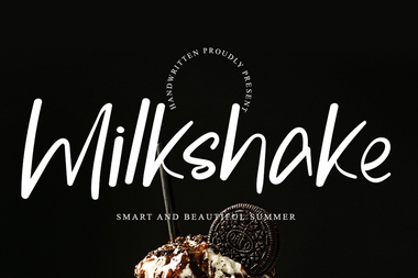 Milkshake字体