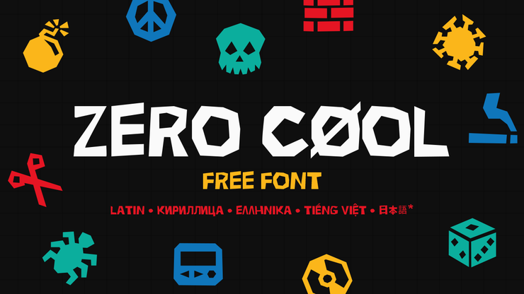 Zero cool字体 1