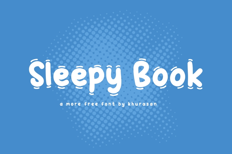 Sleepy book字体 1