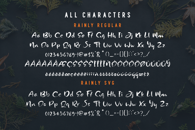 Rainly字体 8