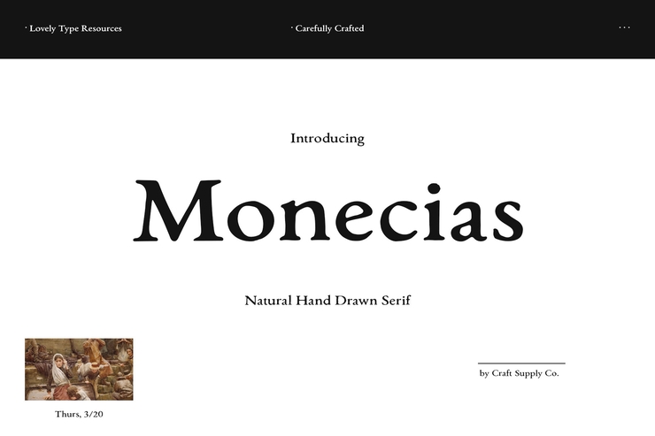 Monecias字体 1