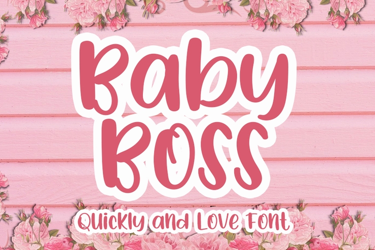 Baby boss字体 2