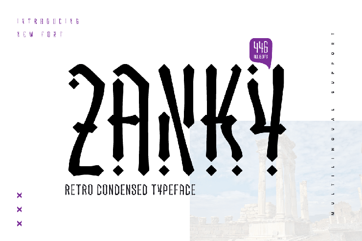 zanky trial字体 1