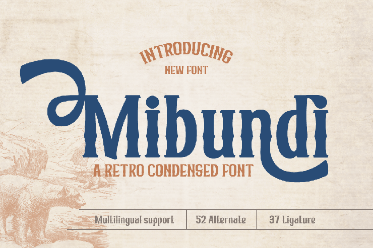 Mibunditrial字体 2