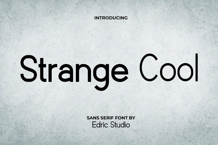 Strange cool字体 1