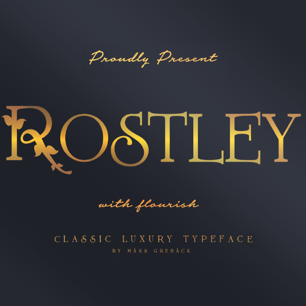 Rostley字体 1