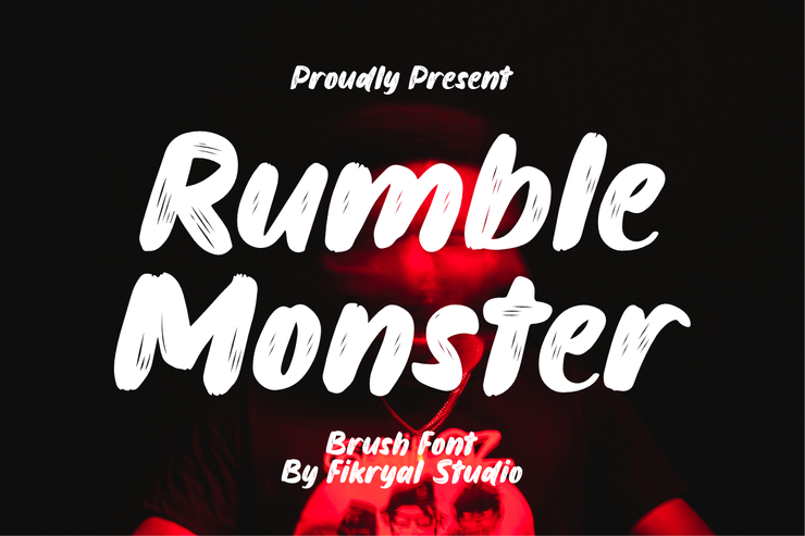 Rumble monster字体 1