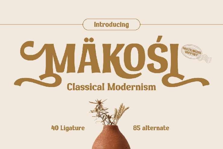 Makos itrial字体 1