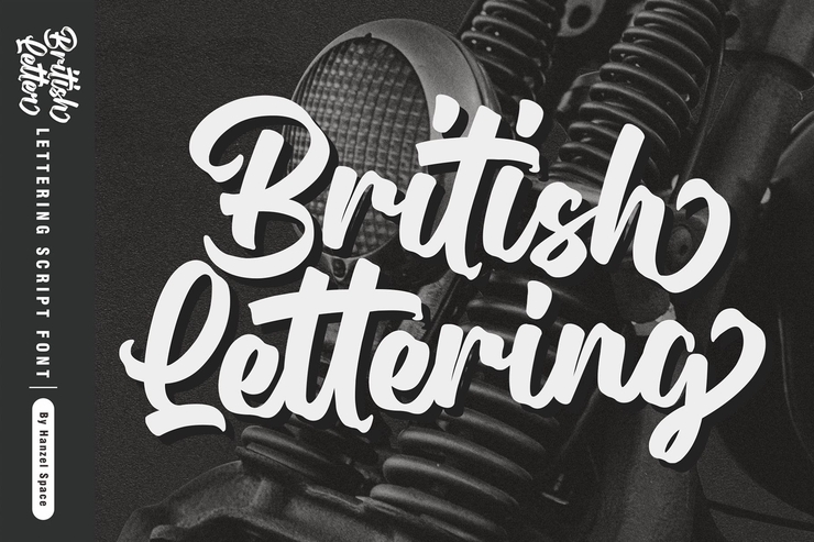 British letter字体 5