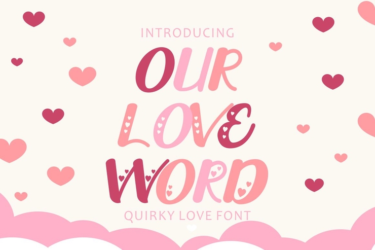 our love word字体 1