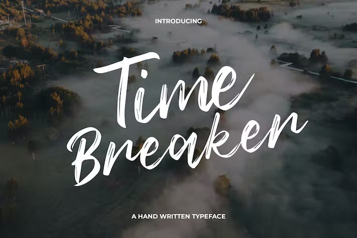 Time breaker字体 1