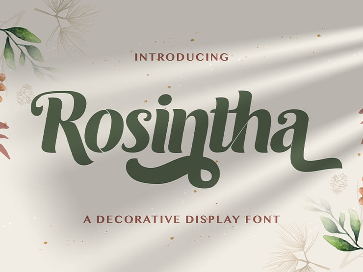 Rosintha字体 1